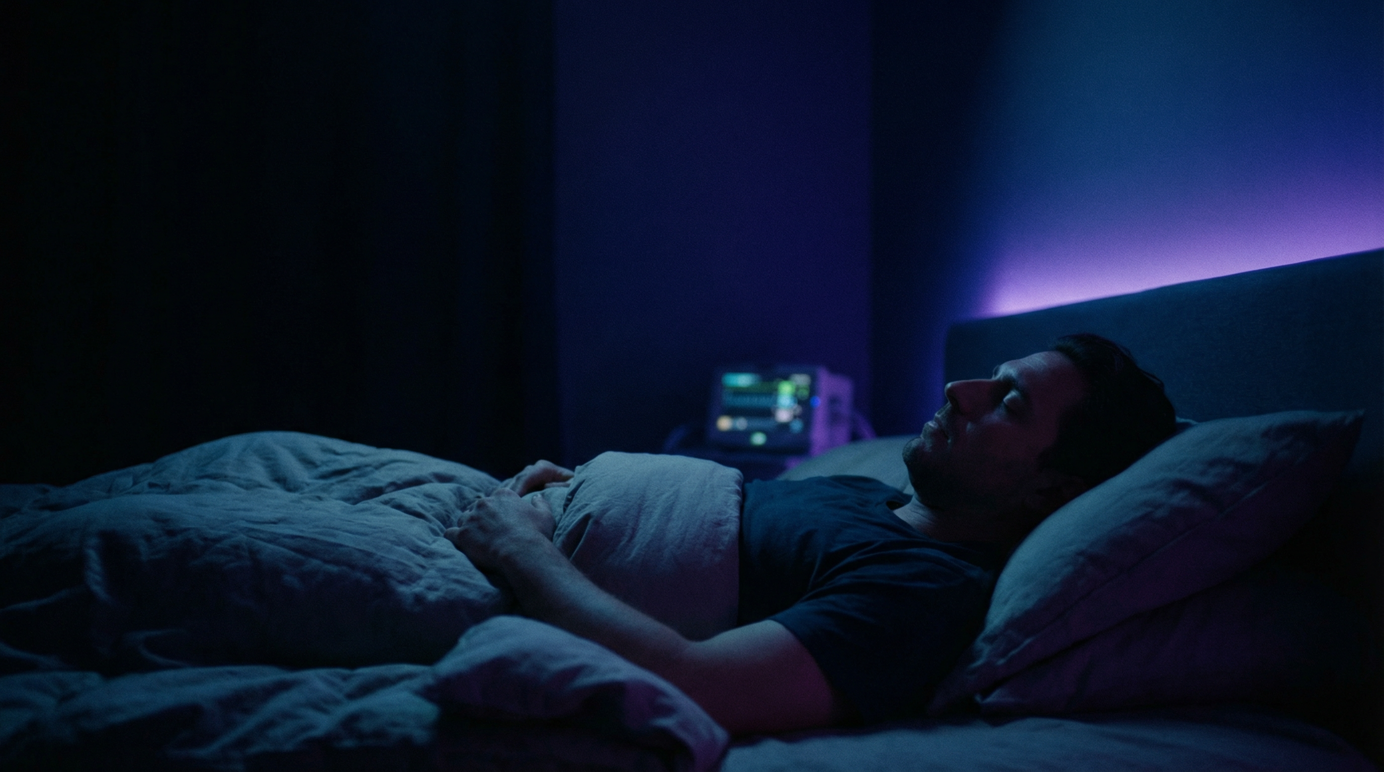 Military Veteran Sleeping Peacefully